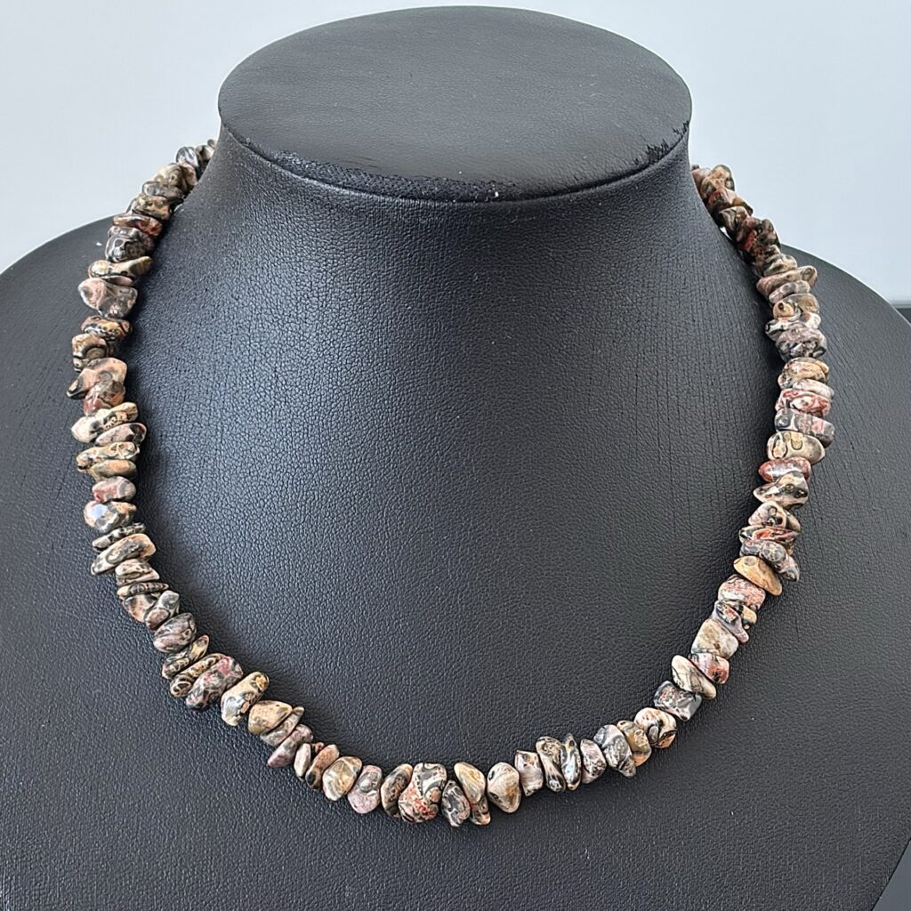 Naszyjnik z Jaspisu Leopardziego